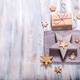 Christmas Table Setting with Gingerbread Cookies and Christmas Gift Box, Fork and Knife Christmas Table Setting with Gingerbread Cookies and Christmas Gift Box, Fork and Knife - PhotoDune Item for Sale