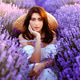 Beautiful girl on the lavender field. Beautiful girl on the lavender field. - PhotoDune Item for Sale