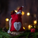 Handmade Christmas Gift Bag with Santa and Festive Lights Handmade Christmas Gift Bag with Santa and Festive Lights - PhotoDune Item for Sale