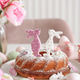 Traditional easter cakes with icing decorated with gingerbread cookies Traditional easter cakes with icing decorated with gingerbread cookies - PhotoDune Item for Sale