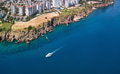 Aerial view at the Antalya, Turkey. Blue sea from air as a background. Aerial view at the Antalya, Turkey. Blue sea from air as a background. - PhotoDune Item for Sale