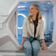 Young woman enjoying modern capsule hotel accommodation Young woman enjoying modern capsule hotel accommodation - PhotoDune Item for Sale