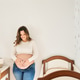 Pregnant woman making heart shape on belly Pregnant woman making heart shape on belly - PhotoDune Item for Sale