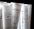 rolls of architecture blueprints and house plans rolls of architecture blueprints and house plans - PhotoDune Item for Sale