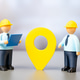 Engineers with plans and drawings begin work on a site. Construction and infrastructure projects Engineers with plans and drawings begin work on a site. Construction and infrastructure projects - PhotoDune Item for Sale