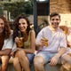 Happy Friends Smiling at Camera During Backyard BBQ Happy Friends Smiling at Camera During Backyard BBQ - PhotoDune Item for Sale
