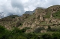Landscape with foggy rocky mountains of North Caucasus Landscape with foggy rocky mountains of North Caucasus - PhotoDune Item for Sale