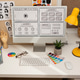Creative Designer Workspace with Computer and Tools Creative Designer Workspace with Computer and Tools - PhotoDune Item for Sale