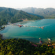Aerial view of Bang Bao fishing village and pier, Ko Chang island, Thailand. Aerial view of Bang Bao fishing village and pier, Ko Chang island, Thailand. - PhotoDune Item for Sale