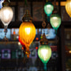 Colorful hanging lanterns glowing lights decorative oriental style festive ambiance Colorful hanging lanterns glowing lights decorative oriental style festive ambiance - PhotoDune Item for Sale