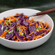 A bowl of red cabbage, carrot, and broccoli salad. A healthy, fiber-rich meal. A bowl of red cabbage, carrot, and broccoli salad. A healthy, fiber-rich meal. - PhotoDune Item for Sale