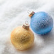 Christmas balls in snow Christmas balls in snow - PhotoDune Item for Sale