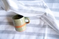 Green clay handmade coffee cup Green clay handmade coffee cup - PhotoDune Item for Sale