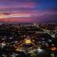 Aerial view Lueng Bata Mosque and Banda Aceh Cityscape at Dusk Aerial view Lueng Bata Mosque and Banda Aceh Cityscape at Dusk - PhotoDune Item for Sale