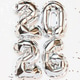 New year 2026 balloon celebration card. Silver foil helium balloon number 2026 on white background New year 2026 balloon celebration card. Silver foil helium balloon number 2026 on white background - PhotoDune Item for Sale