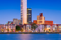 Rotterdam, Netherlands. View of the city center. Old and modern houses. Panoramic view. Rotterdam, Netherlands. View of the city center. Old and modern houses. Panoramic view. - PhotoDune Item for Sale