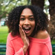 Afro american woman surprised expression Afro american woman surprised expression - PhotoDune Item for Sale