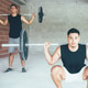 Couple_of_fit_men_doing_squats_exercises_with_barbell Couple_of_fit_men_doing_squats_exercises_with_barbell - PhotoDune Item for Sale