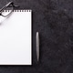 Blank notepad with pen Blank notepad with pen - PhotoDune Item for Sale
