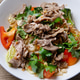 Asian salad with beef and fresh vegetables on plate Asian salad with beef and fresh vegetables on plate - PhotoDune Item for Sale