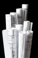 rolls of architecture blueprints and house plans rolls of architecture blueprints and house plans - PhotoDune Item for Sale