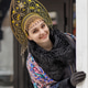 A Slavic woman in a kokoshnik with a braid wears a national costume.Gothic style A Slavic woman in a kokoshnik with a braid wears a national costume.Gothic style - PhotoDune Item for Sale