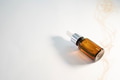 Mock-up amber glass bottles on white background Mock-up amber glass bottles on white background - PhotoDune Item for Sale