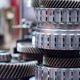 Close-up helical gears in car automatic transmission Close-up helical gears in car automatic transmission - PhotoDune Item for Sale