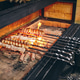 Shish kebab on skewers from different types of meat is fried on the grill Shish kebab on skewers from different types of meat is fried on the grill - PhotoDune Item for Sale