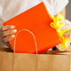 Close up of woman in protective gloves disinfecting shopping Close up of woman in protective gloves disinfecting shopping - PhotoDune Item for Sale