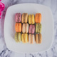 Plate of pastel macarons Plate of pastel macarons - PhotoDune Item for Sale