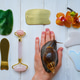 Spa concept gua sha massage body and face care and snails achatina on hand Spa concept gua sha massage body and face care and snails achatina on hand - PhotoDune Item for Sale