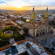 Sunrise aerial view of Guadalajara Cathedral and historic downtown Sunrise aerial view of Guadalajara Cathedral and historic downtown - PhotoDune Item for Sale