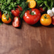 Fresh Tomatoes Herbs Wooden Background Fresh Tomatoes Herbs Wooden Background - PhotoDune Item for Sale
