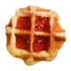 Waffle strawberry jam isolated on white background Waffle strawberry jam isolated on white background - PhotoDune Item for Sale