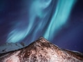 Sky background with northern lights. Aurora borealis on Lofoten islands, Norway. Sky background with northern lights. Aurora borealis on Lofoten islands, Norway. - PhotoDune Item for Sale