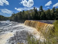 Tahquamenon Upper Falls Located in Tahquamenon Falls State Park on the Tahquamenon River. Michigan. Tahquamenon Upper Falls Located in Tahquamenon Falls State Park on the Tahquamenon River. Michigan. - PhotoDune Item for Sale
