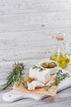 Fresh feta cheese with rosemary Fresh feta cheese with rosemary - PhotoDune Item for Sale