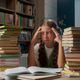 Bored annoyed angry suffering Caucasian little girl school child kid schoolgirl learning hard Bored annoyed angry suffering Caucasian little girl school child kid schoolgirl learning hard - PhotoDune Item for Sale