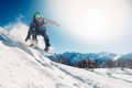 snowboarder is jumping with snowboard snowboarder is jumping with snowboard - PhotoDune Item for Sale