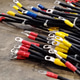 Bundle of custom electrical power cables. Bundle of custom electrical power cables. - PhotoDune Item for Sale