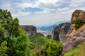 Scenic view of Thessaly valley in Meteora, Greece Scenic view of Thessaly valley in Meteora, Greece - PhotoDune Item for Sale