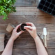 Hands planting seeds in peat pots for gardening Hands planting seeds in peat pots for gardening - PhotoDune Item for Sale