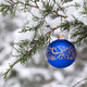 Blue Christmas Tree in the Snow Blue Christmas Tree in the Snow - PhotoDune Item for Sale