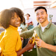 Joyful Gathering of Friends for a Delicious Meal Having fun and Celebrating with Alcoholic Bewerage Joyful Gathering of Friends for a Delicious Meal Having fun and Celebrating with Alcoholic Bewerage - PhotoDune Item for Sale