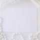 Blank Card with White Pearls and Cozy Knit Fabric for Minimalistic Winter Holiday or Event Design Blank Card with White Pearls and Cozy Knit Fabric for Minimalistic Winter Holiday or Event Design - PhotoDune Item for Sale