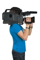 Cameraman, isolated on white background Cameraman, isolated on white background - PhotoDune Item for Sale
