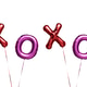 XOXO text font calligraphy hand written lettering script balloon helium happy valentine XOXO text font calligraphy hand written lettering script balloon helium happy valentine - PhotoDune Item for Sale