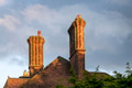 Ornate Elizabethan brick chimneys Ornate Elizabethan brick chimneys - PhotoDune Item for Sale