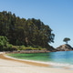 Beautiful view of Ramuncho beach surrounded by forest. Hualpén, Bío Bío, Chile. Beautiful view of Ramuncho beach surrounded by forest. Hualpén, Bío Bío, Chile. - PhotoDune Item for Sale